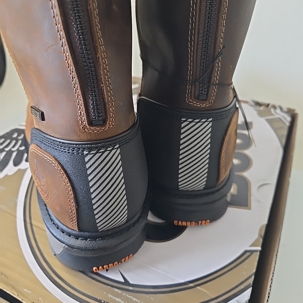 Georgia Boot Carbo-Tec LTX Waterproof Composite Toe Pull On Boot GB00394 10 W - Picture 4 of 8